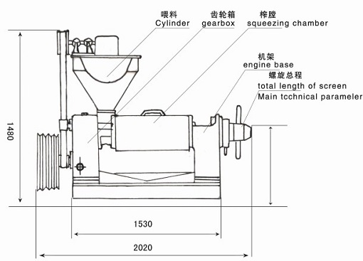 沈丘榨油機(jī)160介紹